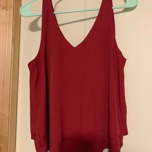 Hollister red tank top